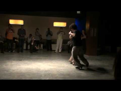 Federico Naveira & Ines Muzzopapa Tango argentino, end of lesson, Turkey 2009