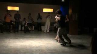 Federico Naveira & Ines Muzzopapa Tango argentino, end of lesson, Turkey 2009