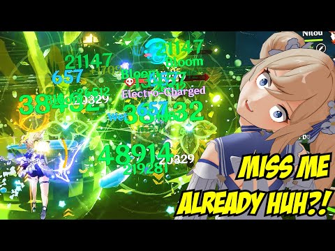 BARBARA BLOOM COMEBACC !! SPIRAL ABYSS 5.8 GENSHIN IMPACT