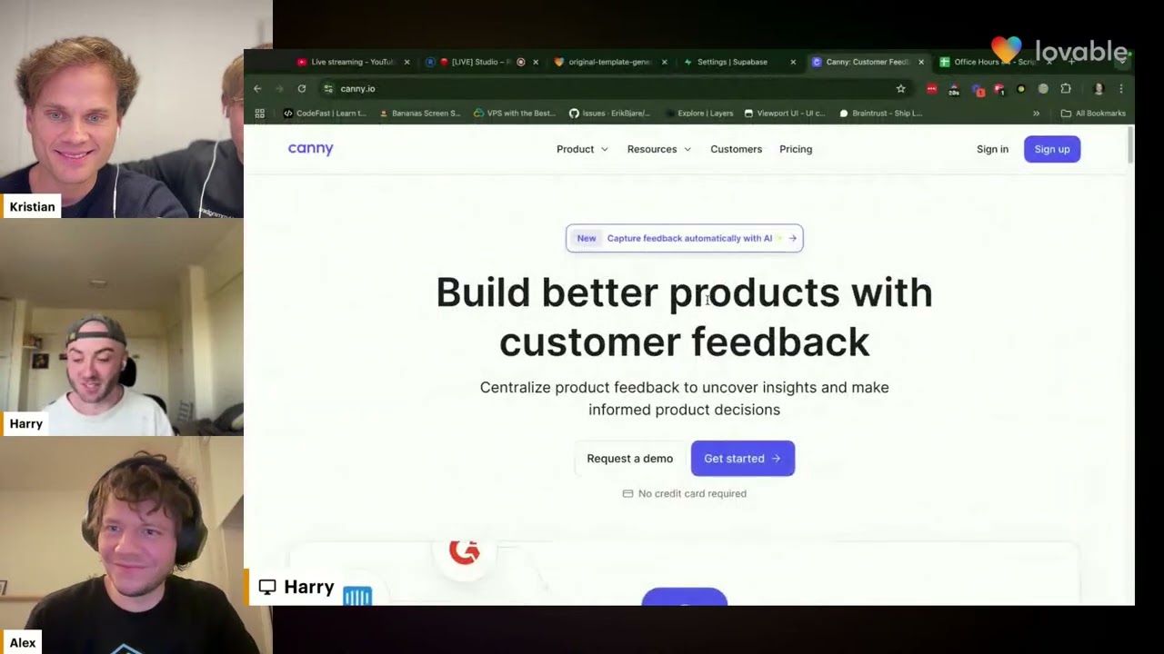 Lovable Office Hours #4 - Building An AI App In 60 Minutes