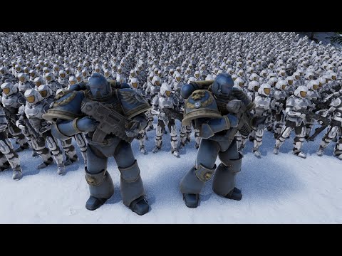 Can 100 Ultramarine & 2,000 Galactic Soldiers defend the Castle from 1.5 million Goblin UEBS 2 UEBS2