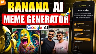 Banana AI Meme Generator | Create Unlimited Funny Banana Memes with AI