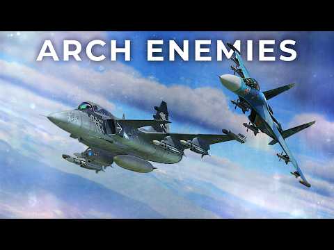 Europe vs Russia Dogfight Clash In The Battlefield SU-27 Flanker & JAS-39 Gripen | DCS World