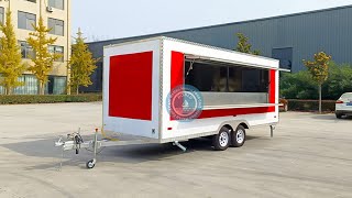 Wholesale Used Food Trucks Fast Food Trailer with Kitchen Food Truck M