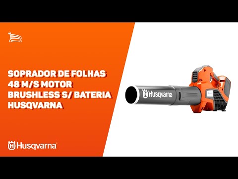 Soprador de Folhas 48 m/s Motor Brushless sem Bateria - Video