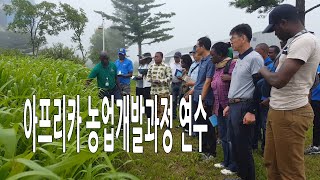아프리카 농업개발과정 연수 현장