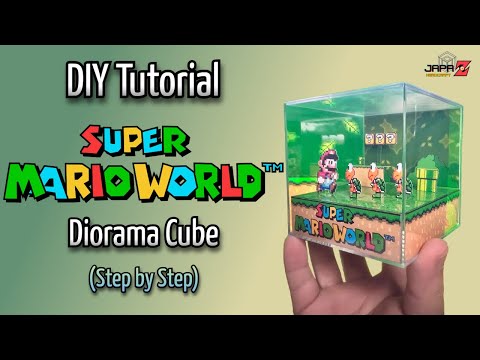 Tutorial How to make a Super Mario World Diorama Cube | Step by Step