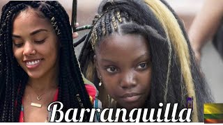 Afro Colombian Women braiding hair//El Centro de Barranquilla/Downtown Barranquilla 🇨🇴