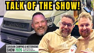 Discussing all things Campervan at the Caravan Camping and Motorhome Show