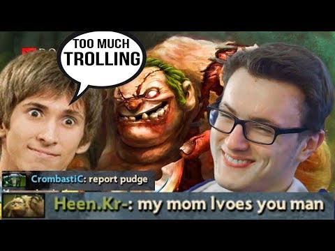 Miracle- is Trolling around with Pudge Dota 2