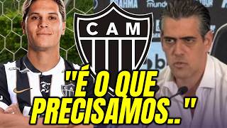 É CHEGAR E JOGAR!! CAMISA 10 PARA AJUDAR O GALO! NOTICIAS DO GALO! NOTICIAS DO ATLETICO!