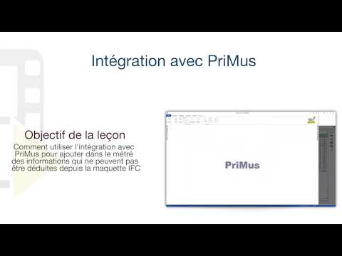Tutoriel Vidéo de PriMus IFC - Intégration avec PriMus - ACCA software