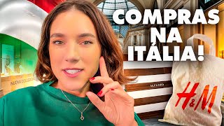 A DAY OF SHOPPING AND TOURING ITALY!