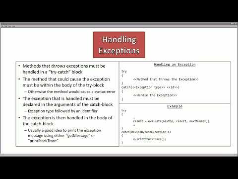 CSCE145 F2026 08 Exceptions