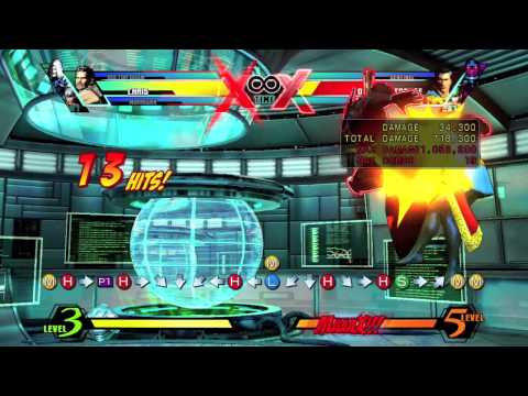 UMVC3 Chris Redfield Instant overhead Confirm, Fuzzy Guard Situation Only!