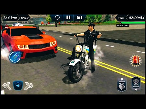 US Police Motor Bike Chase City Policeman Simulator - Android Game