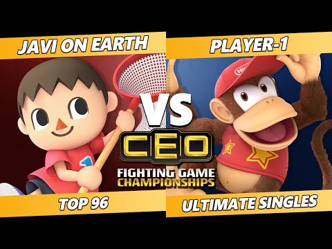 CEO 2021 - JAVI ON EARTH (Villager) Vs. Player-1 (Diddy Kong) SSBU Ultimate Tournament