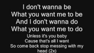 Lmfao - I don&#39;t wanna be lyrics