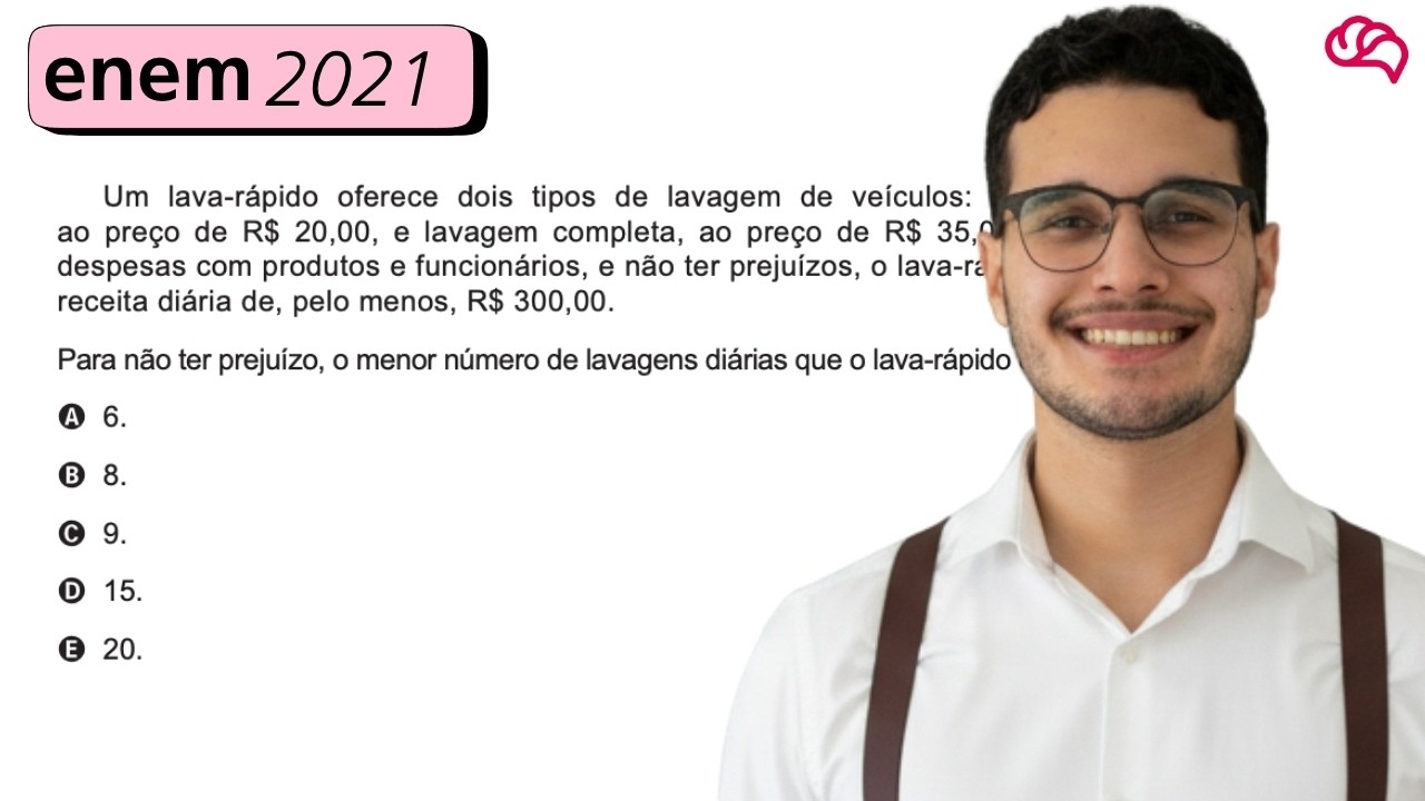 Resolução em Vídeo — Questão 173 ENEM 2021