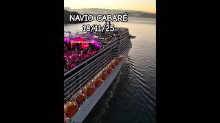 NAVIO CABARÉ lEONARDO MSC PREZIOSA santos cruzeiro 18/11/25 navio @cruzeiros2025  #drone #shorts
