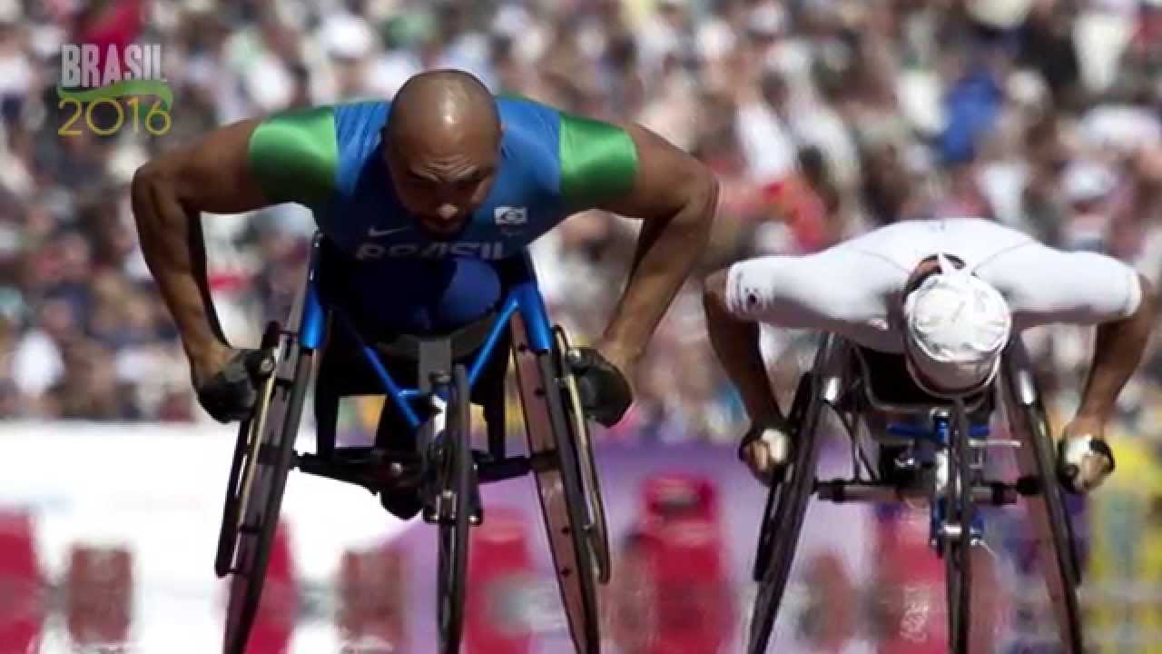 Esportes Paraolímpicos - Corrida de cadeira de rodas