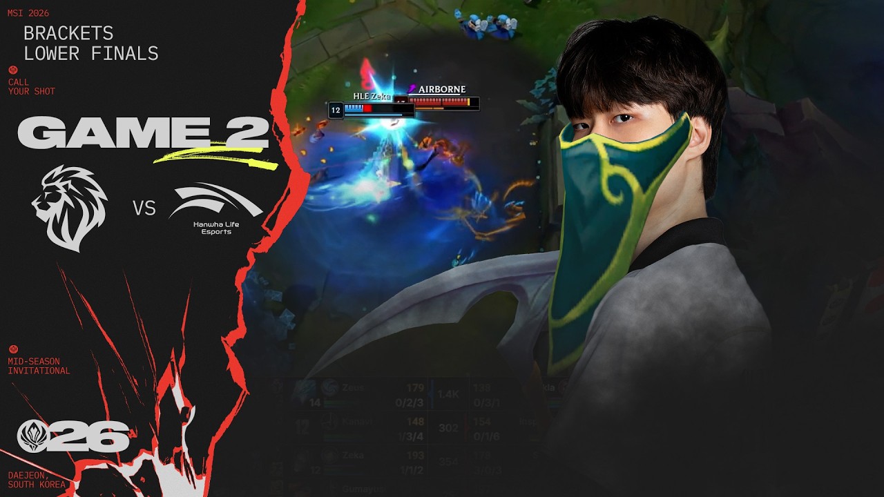 짱세인트 | LYON vs HLE 게임 2 하이라이트 | MSI 2026