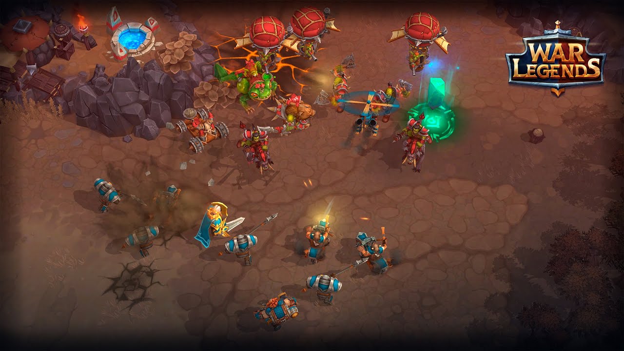 Fighting a Max Rank 🛡️ War Legends Gameplay - CLASSIC RTS on Mobile