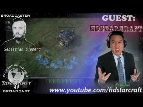 Polygonrevue Starcraft 2 Broadcast #2 - Interview with HDStarcraft part 1/4