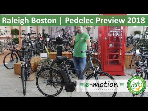 Raleigh e-Bikes - Boston: Vorstellung 2018 | Pedelec Preview, Vorschau