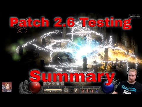 Patch 2.6 Testing Summary, Martial Sin, Trap Sin, Enchant Sorc (11 Hours of Testing)