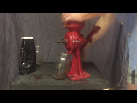 2MB Cast Iron Grinder Mill C. S. Bell Vintage