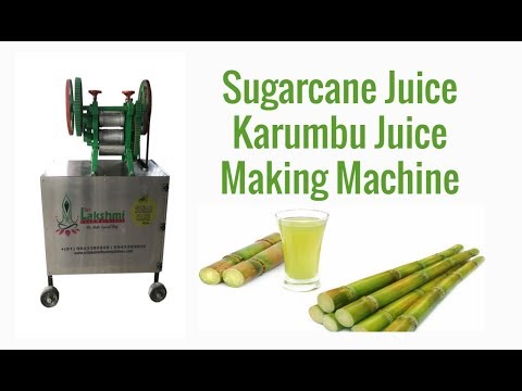 Sugarcane Juice Machine With Fourwheel Cart
