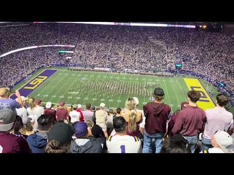 The Fighting Texas Aggies Band A&M vs LSU
