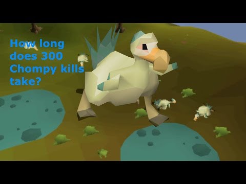 How long it takes: 300 Chompy kills - Western Provinces Hard Diary