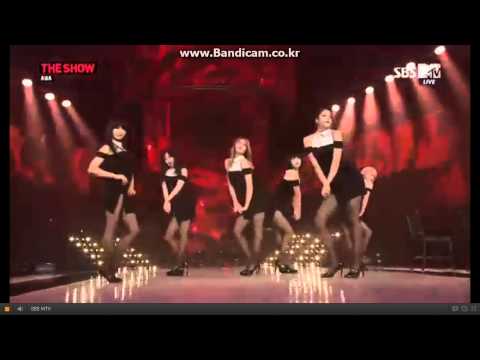 [더쇼] 140204  AOA 짧은 치마