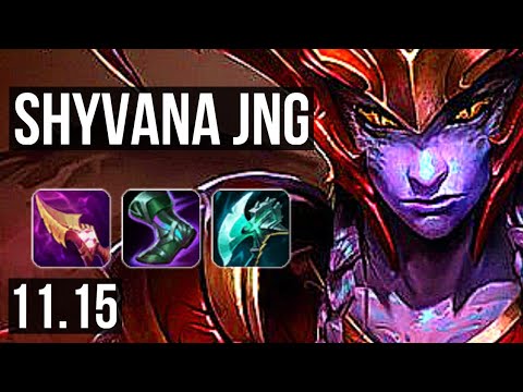 SHYVANA vs KARTHUS (JUNGLE) | Rank 2 Shyvana, Legendary, 15/3/7 | TR Grandmaster | v11.15