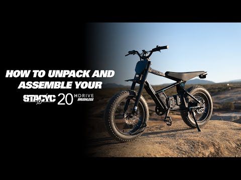 STACYC Tech Videos- How to Unbox and Assemble Your 20hDrive