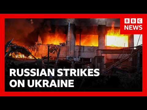 俄羅斯大規模襲擊烏克蘭城市，至少13人死亡 | BBC News (Massive Russian attack on cities across Ukraine kills at least 13 people | BBC News)