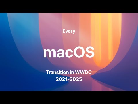 Every macOS Naming Transition in WWDC (2021-present)