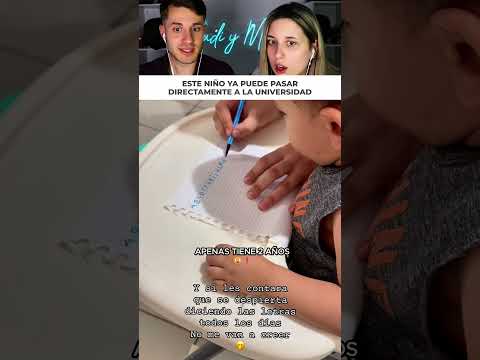 Bebé de solo dos años dice todo el abecedario