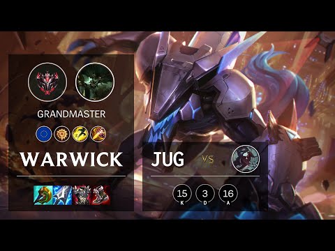 Warwick Jungle vs Kayn - EUW Grandmaster Patch 11.10