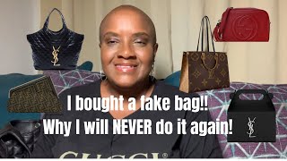 Story Time:I bought a fake handbag😱 why I’ll never do it again!😳