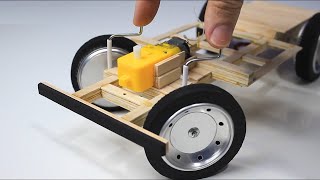 NOVO MÉTODO REVELADO! Como fabricar um carrinho de controle remoto RC! sem motor Stirling.