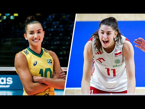 GABI GUIMARAES & MARTYNA LUKASIK, best points in VNL | Volleyball Nations League 2024