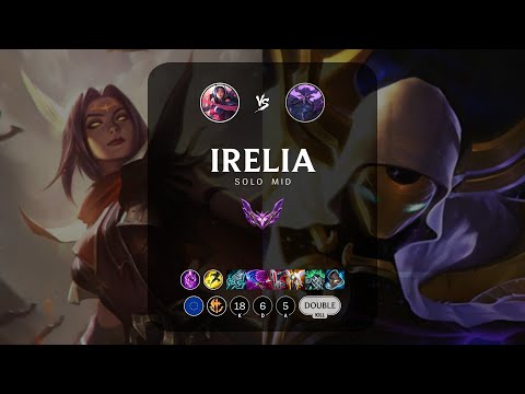 Irelia Mid vs Kassadin - EUW Master Patch 12.22