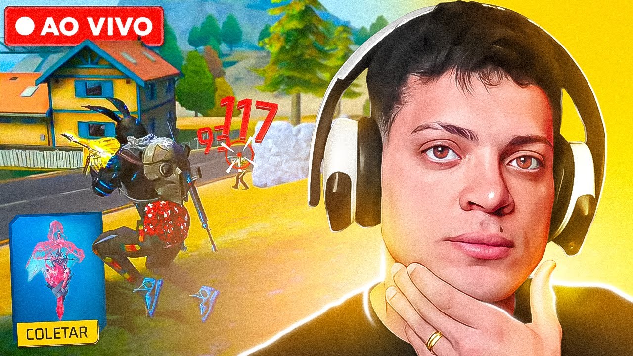 🟢 😡SOLO X SQUAD! DEPOIS FORRA MÁXIMA - CEROL AO VIVO FREEFIRE
