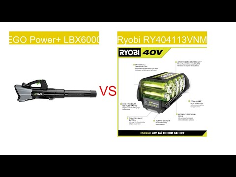 EGO Power+ LBX6000 vs Ryobi RY404113VNM: Which Leaf Blower Reigns Supreme?
