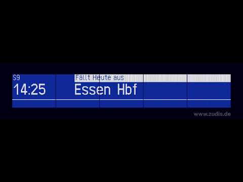 Bahnsteigansage [Alisa Palmer] Essen-Steele S9