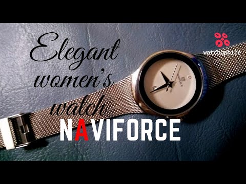 Unboxing-elegant women's watch from naviforce 5004