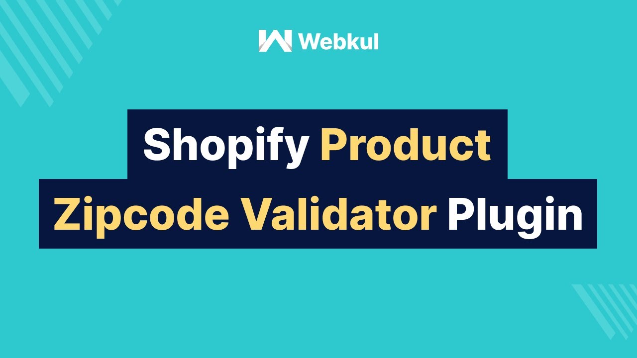 Webkul Zipcode Validator Demo